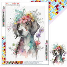 Load image into Gallery viewer, Diamond Painting - Full Square - Ink dog (30*40CM)