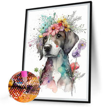 Load image into Gallery viewer, Diamond Painting - Full Square - Ink dog (30*40CM)