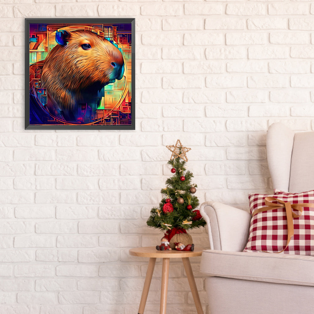 Diamond Painting - Full Round - Capybara (30*30CM)
