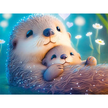 Load image into Gallery viewer, Diamond Painting - Full Round - otter (40*30CM)