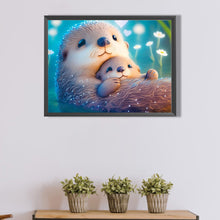 Load image into Gallery viewer, Diamond Painting - Full Round - otter (40*30CM)