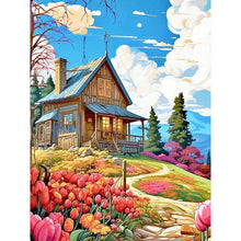 Load image into Gallery viewer, Diamond Painting - Full Round - tulip hut (30*40CM)