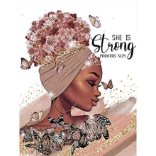 Load image into Gallery viewer, Diamond Painting - Full Round - strong girl (30*40CM)