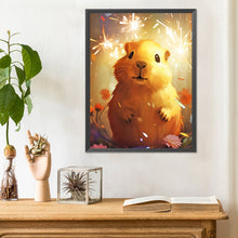 Load image into Gallery viewer, Diamond Painting - Full Round - Capybara under fireworks (30*40CM)
