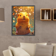 Load image into Gallery viewer, Diamond Painting - Full Round - Flowers, Fireworks and Capybara (30*40CM)