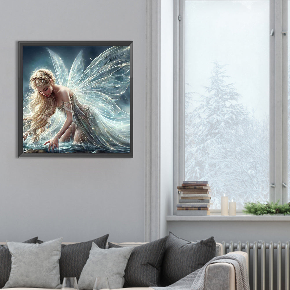 Diamond Painting - Full Round - angel woman (30*30CM)