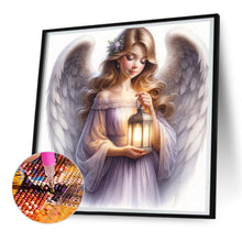 Load image into Gallery viewer, Diamond Painting - Full Round - angel woman (30*30CM)