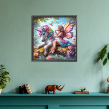 Load image into Gallery viewer, Diamond Painting - Full Round - angel woman (30*30CM)