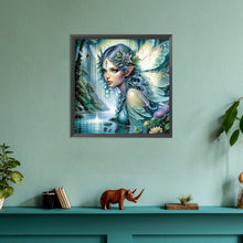Load image into Gallery viewer, Diamond Painting - Full Round - angel woman (30*30CM)