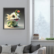 Load image into Gallery viewer, Diamond Painting - Full Round - Cute little dragon (30*30CM)