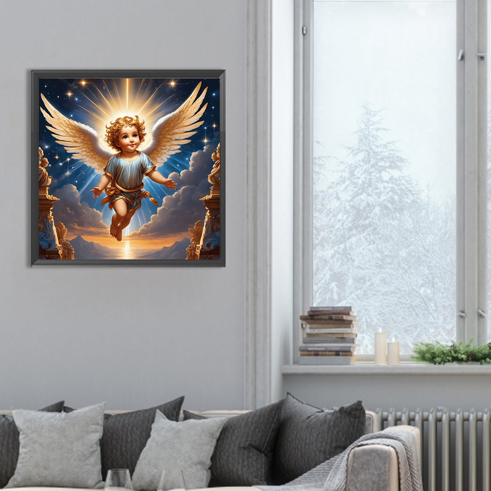 Diamond Painting - Full Round - angel baby (30*30CM)