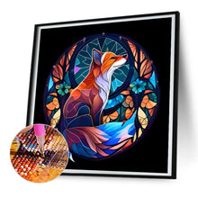 Load image into Gallery viewer, Diamond Painting - Full Round - fox glass painting (30*30CM)