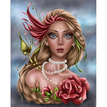Load image into Gallery viewer, Diamond Painting - Full Round - girl (40*50CM)