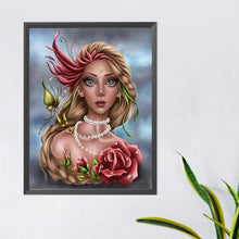Load image into Gallery viewer, Diamond Painting - Full Round - girl (40*50CM)