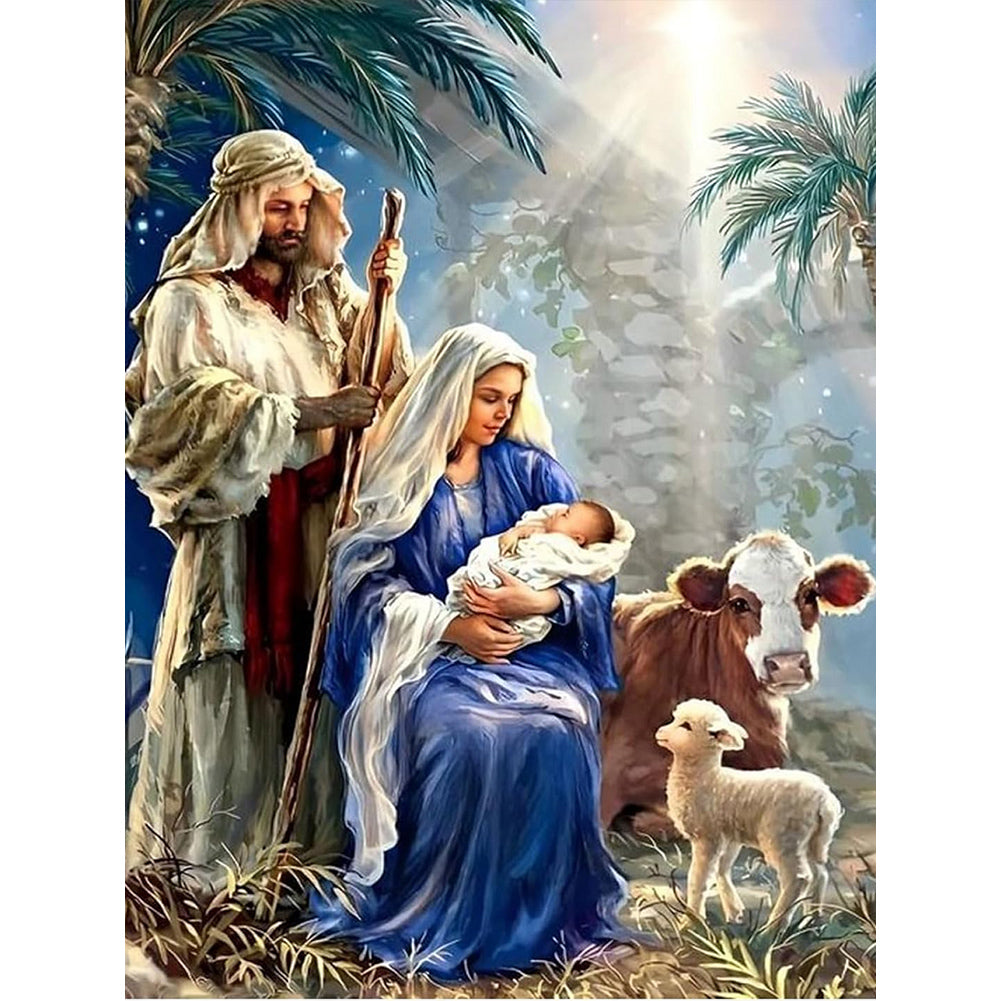 Diamond Painting - Full Round - Jesus (30*40CM)