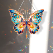 Load image into Gallery viewer, Acrylic Colorful Feathers Frog Single-Sided DIY Diamond Painting Hanging Pendant