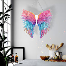Load image into Gallery viewer, Acrylic Colorful Feathers Frog Single-Sided DIY Diamond Painting Hanging Pendant