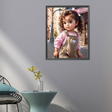 Load image into Gallery viewer, Diamond Painting - Full Round - sweet cool girl (40*50CM)