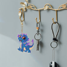 Load image into Gallery viewer, 10 Pcs Owl Double Sided Diamond Painting Keychain Pendant for Beginners Adults