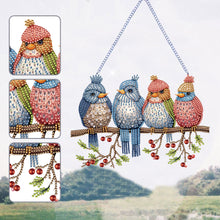 Load image into Gallery viewer, Acrylic Birds on Branch Single-Sided 5D DIY Diamond Painting Hanging Pendant