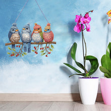 Load image into Gallery viewer, Acrylic Birds on Branch Single-Sided 5D DIY Diamond Painting Hanging Pendant