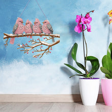 Load image into Gallery viewer, Acrylic Birds on Branch Single-Sided 5D DIY Diamond Painting Hanging Pendant