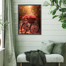 Load image into Gallery viewer, Diamond Painting - Full Square - rose bike (30*40CM)