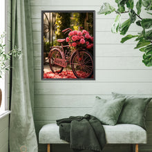 Load image into Gallery viewer, Diamond Painting - Full Square - rose bike (30*40CM)