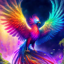 Load image into Gallery viewer, Diamond Painting - Full Round - Colorful Phoenix (30*30CM)