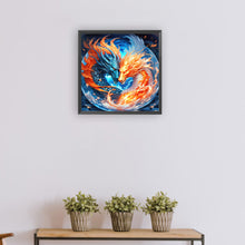 Load image into Gallery viewer, Diamond Painting - Full Round - two dragons (30*30CM)