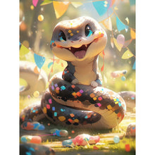 Load image into Gallery viewer, Diamond Painting - Full Round - Chinese zodiac sign snake (30*40CM)