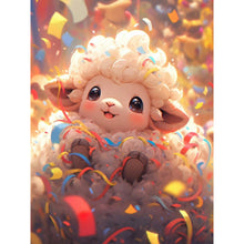 Load image into Gallery viewer, Diamond Painting - Full Round - Twelve zodiac animals: Sheep (30*40CM)