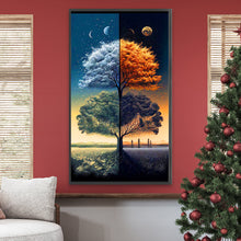 Load image into Gallery viewer, Diamond Painting - Full Round - four seasons tree (40*70CM)