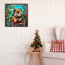 Load image into Gallery viewer, Diamond Painting - Full Round - glass painting marmot (30*30CM)