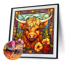 Load image into Gallery viewer, Diamond Painting - Full Round - Glass painting consumes cattle (30*30CM)