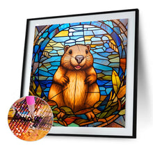 Load image into Gallery viewer, Diamond Painting - Full Round - glass painting beaver (30*30CM)
