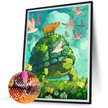 Load image into Gallery viewer, Diamond Painting - Full Square - Capibala watercolor painting (40*50CM)