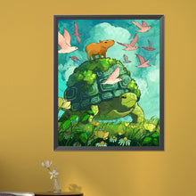 Load image into Gallery viewer, Diamond Painting - Full Square - Capibala watercolor painting (40*50CM)