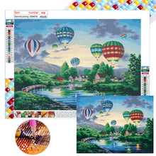 Load image into Gallery viewer, Diamond Painting - Full Square - hot air balloon (40*30CM)