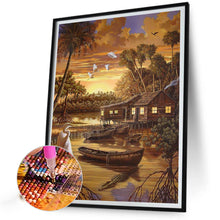 Load image into Gallery viewer, Diamond Painting - Full Square - woods house (30*40CM)