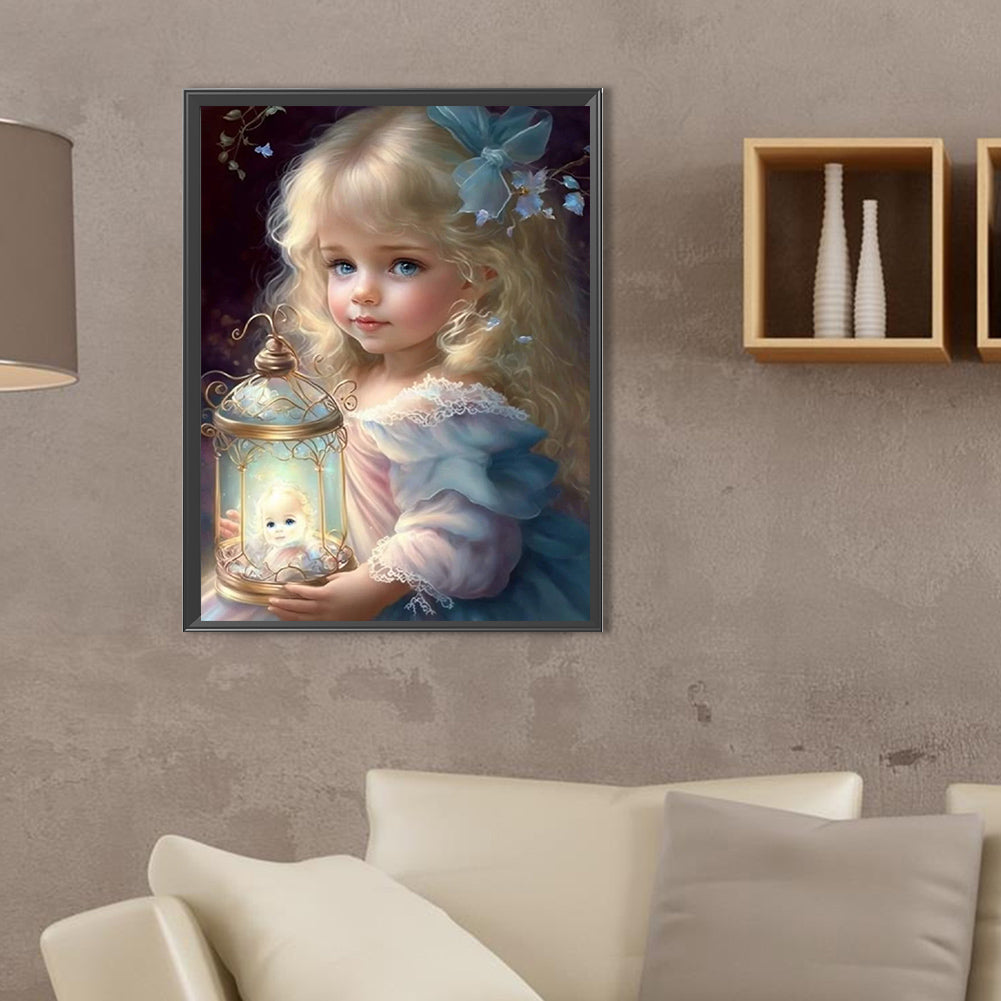 Diamond Painting - Full Square - sweet girl (30*40CM)