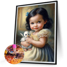 Load image into Gallery viewer, Diamond Painting - Full Round - sweet girl (30*40CM)