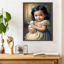 Load image into Gallery viewer, Diamond Painting - Full Round - sweet girl (30*40CM)
