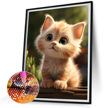 Load image into Gallery viewer, Diamond Painting - Full Round - kitten (30*40CM)