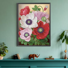 Load image into Gallery viewer, Diamond Painting - Partial Special Shaped - poppy flower (30*40CM)