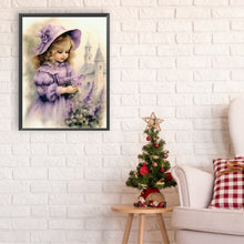 Load image into Gallery viewer, Diamond Painting - Full Round - lavender girl (30*40CM)