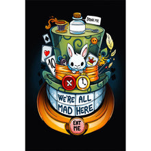 Load image into Gallery viewer, AB Diamond Painting - Full Round - White Rabbit and Mad Hatter (40*60CM)
