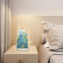 Load image into Gallery viewer, Flowers Candle Table Top Diamond Painting Ornament Kits for Office Desktop Decor