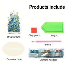 Load image into Gallery viewer, Flowers Candle Table Top Diamond Painting Ornament Kits for Office Desktop Decor