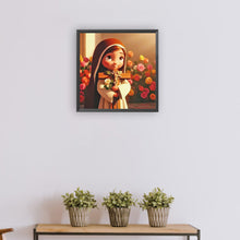 Load image into Gallery viewer, Diamond Painting - Full Round - Q version of Virgin Mary (30*30CM)